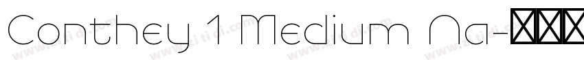 Conthey 1 Medium Na字体转换